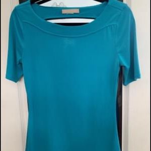 Turquoise Banana Republic cutout back top